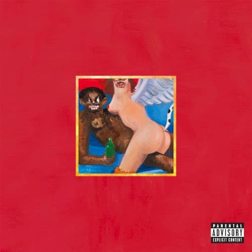 My Beautiful Dark Twisted Fantasy by Kanye West — album cover art