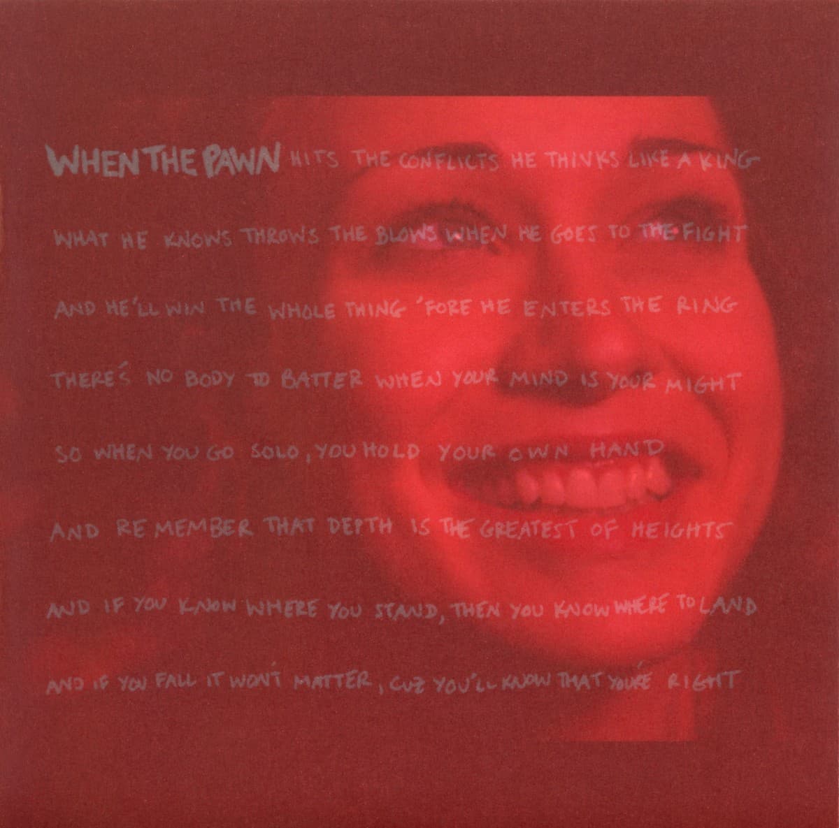 When the Pawn... by Fiona Apple — album cover art
