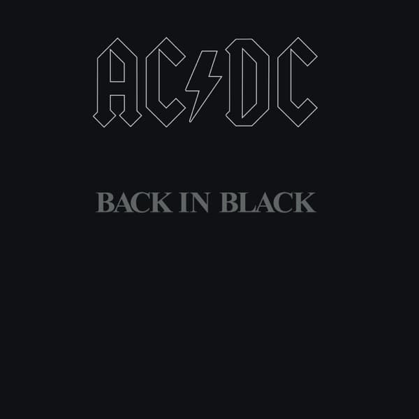 Back in Black by AC/DC — album cover art