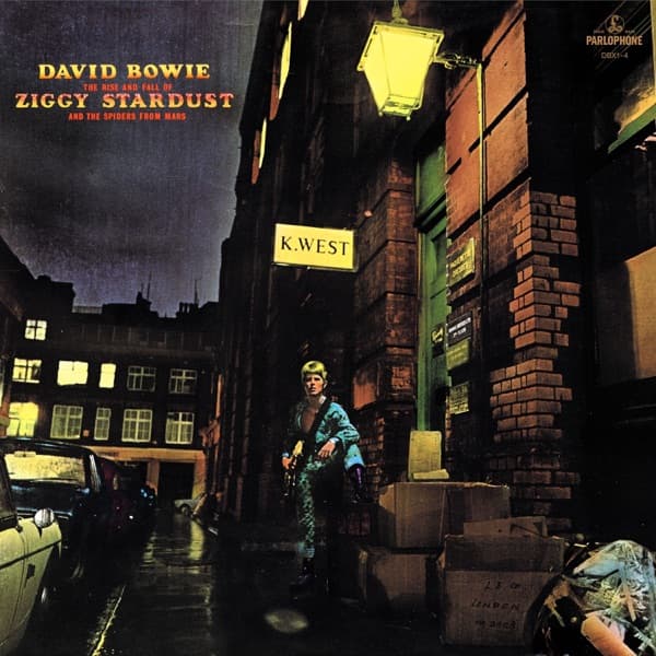 The Rise and Fall of Ziggy Stardust and the Spiders from Mars by David Bowie — album cover