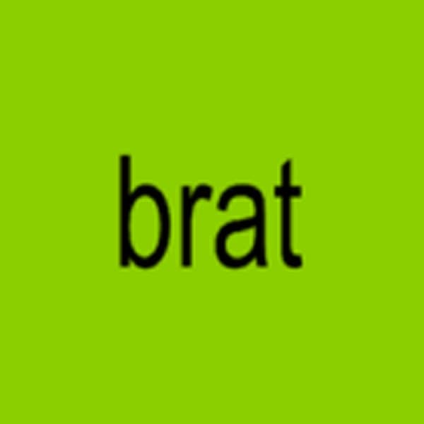 Brat by Charli XCX — album cover art