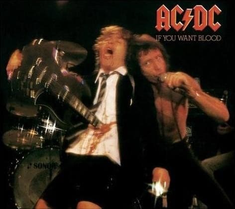 If You Want Blood You've Got It by AC/DC — album cover art