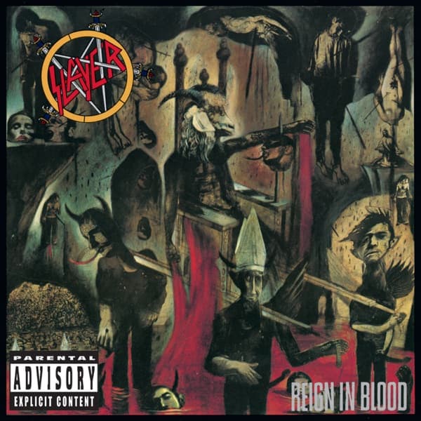 Reign in Blood by Slayer — album cover art