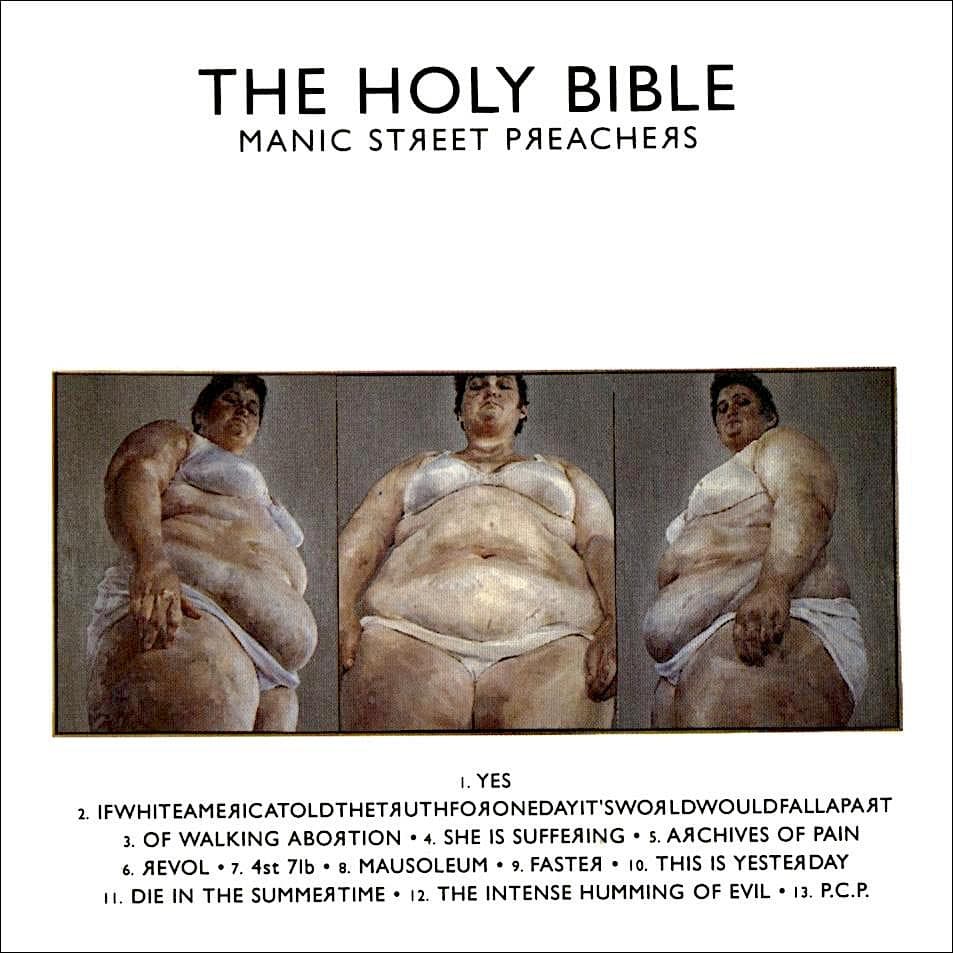 The Holy Bible by Manic Street Preachers — album cover art