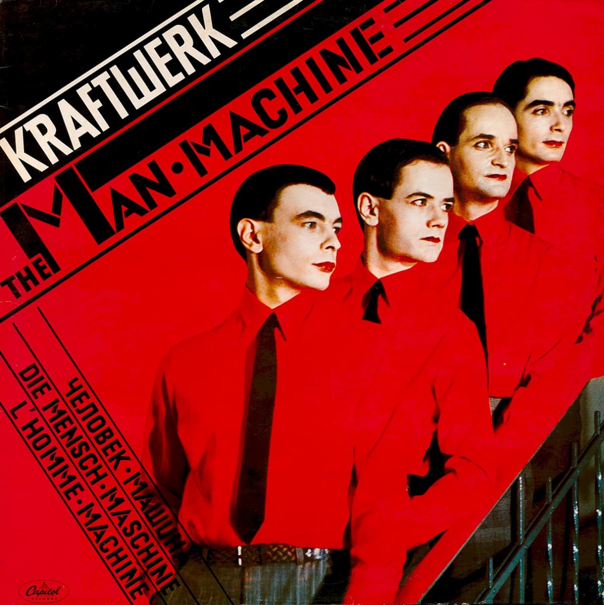 The Man-Machine by Kraftwerk — album cover art